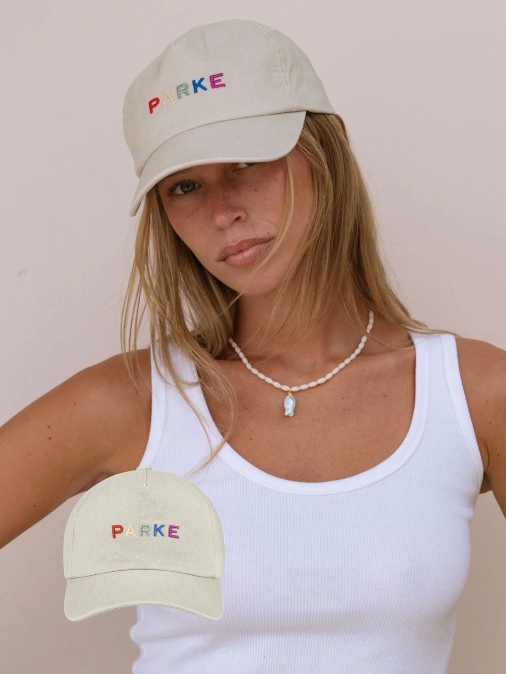 NWT Washed PARKE Hat from the Summerland Collection